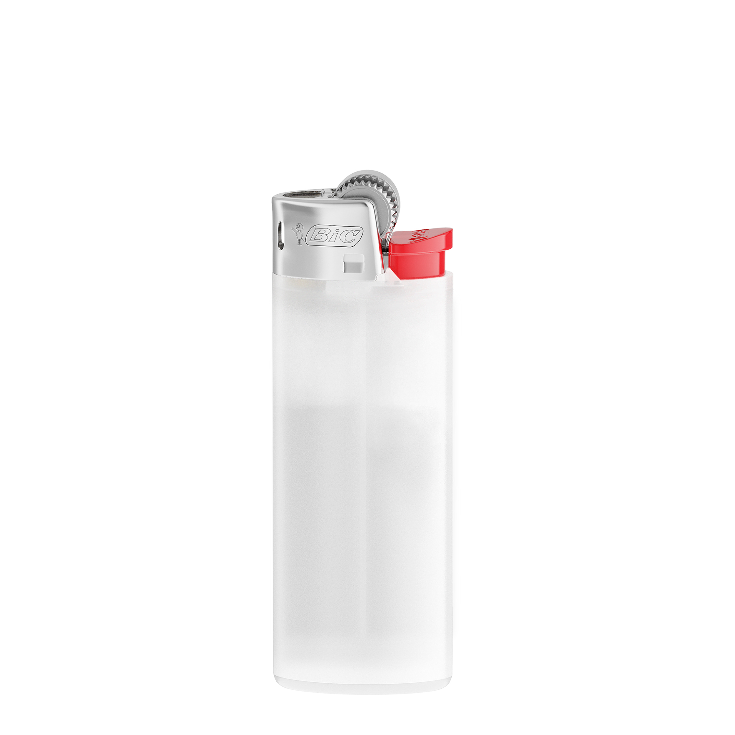 Briquet personnalisé BIC® J25 Standard Briquet Blanc transparent